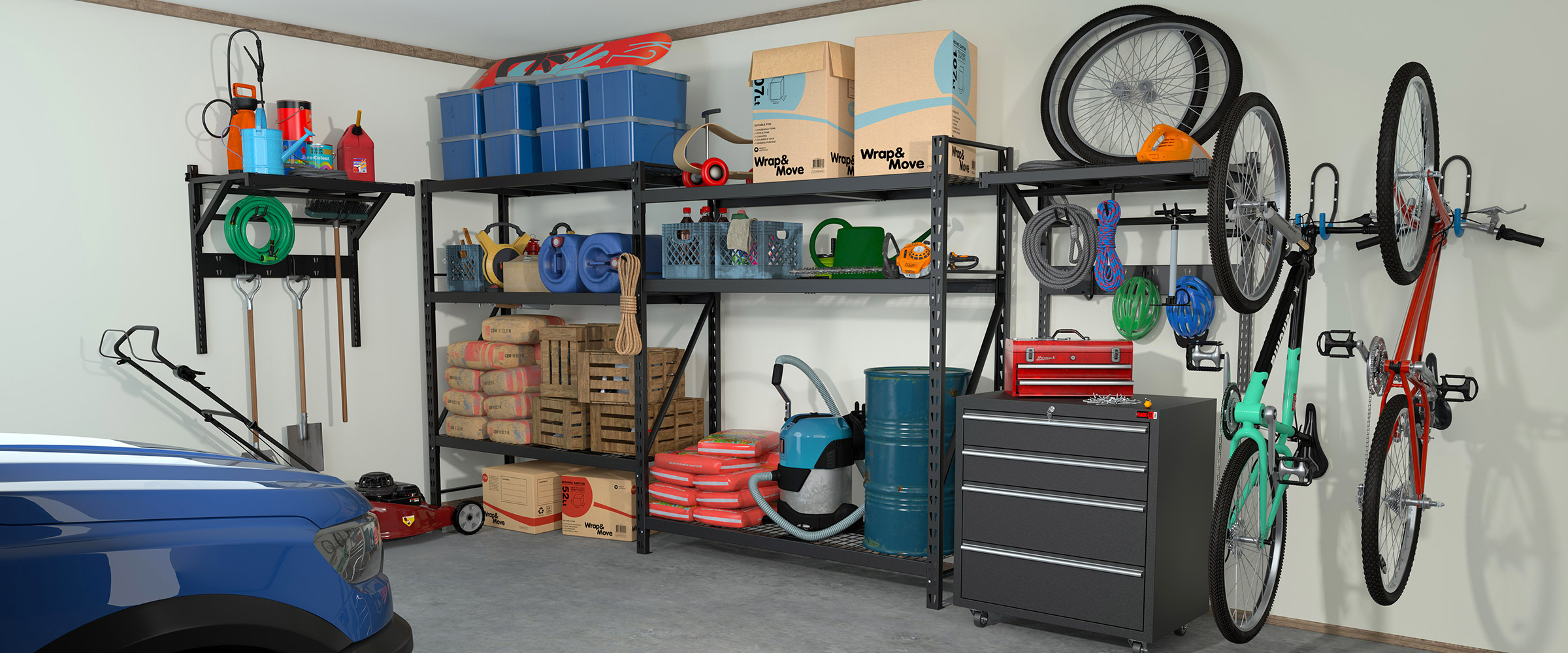 Rack It Family Garage Bundle for all your storage needs