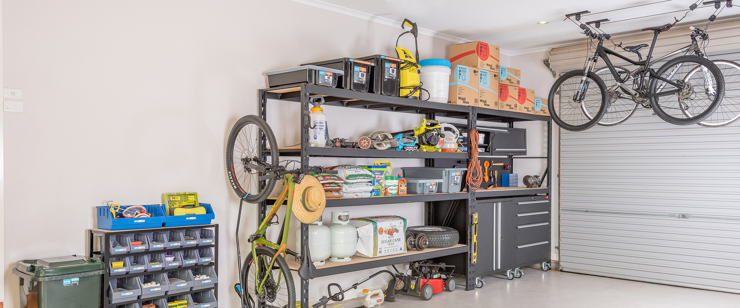 Garage Storage solution for the whole family
