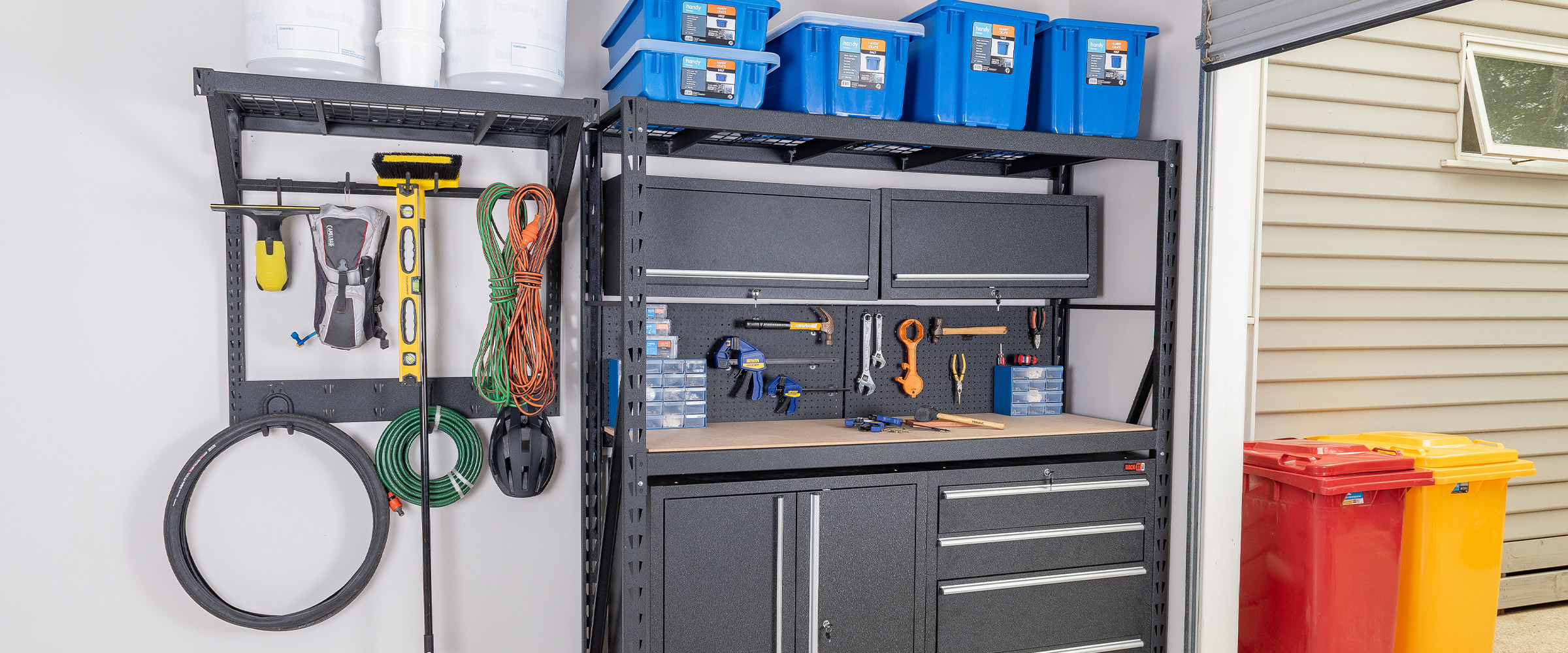 Garage Tool Storage System by Rack It